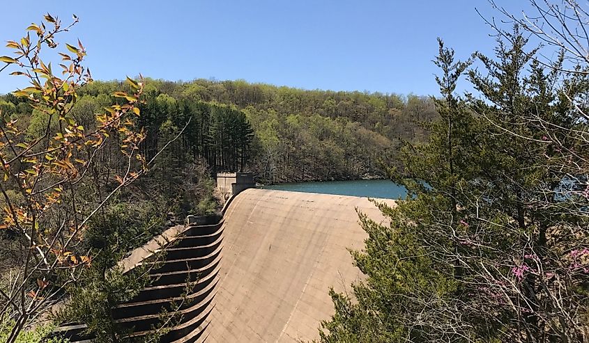 Liberty Dam in Sykesville, Maryland.