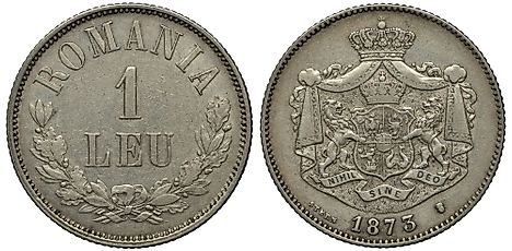 Romanian 1 leu Coin