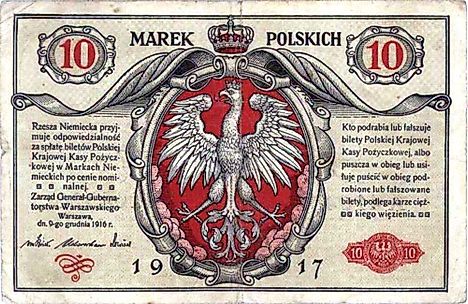 Polish 10 mark Banknote