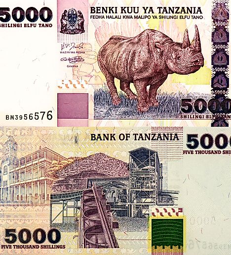 Tanzanian 5000 shilling Banknote