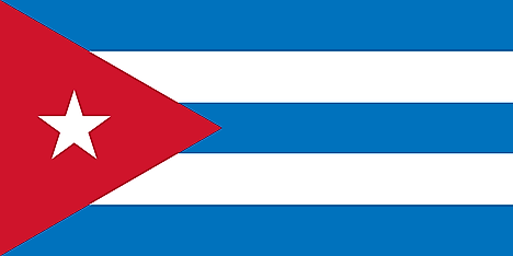  Flag of the First Republic of Cuba (1902–1906; 1909–1959)