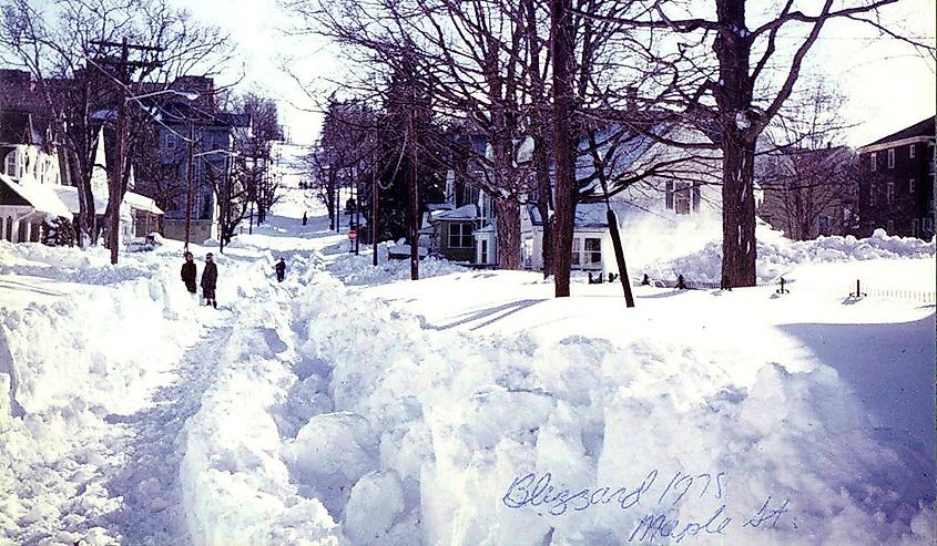 now from the blizzard of 1978 in Woonsocket, Rhode Island, US