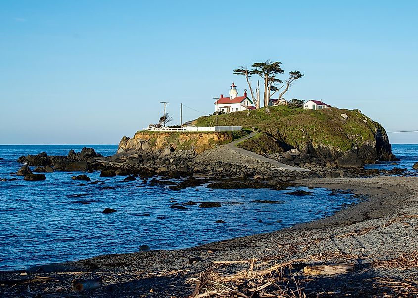 Battery Point Lighthouse in Crescent City, California.