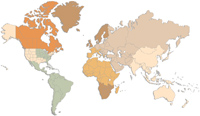 world map