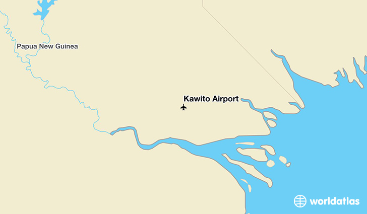 Kawito Airport location on a map