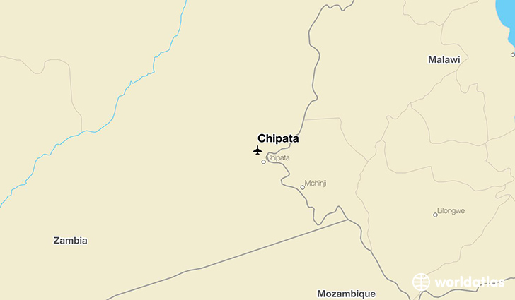 Chipata location on a map