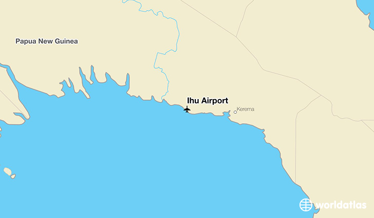 Ihu Airport location on a map