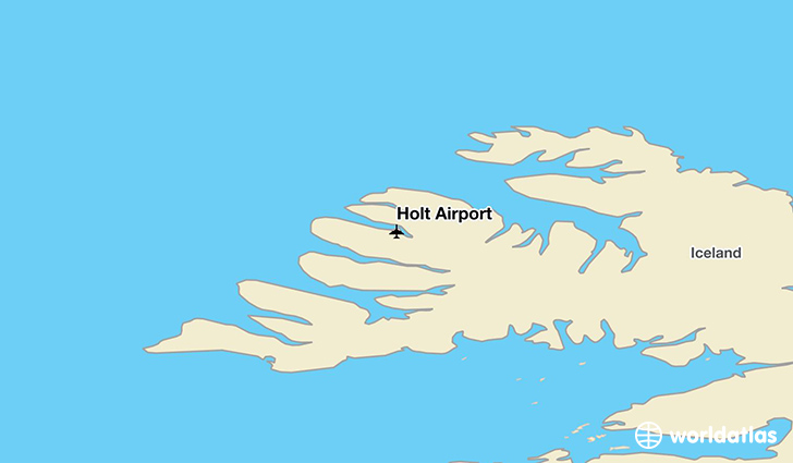Holt Airport location on a map