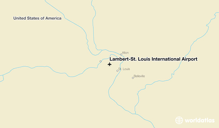 Lambert–St. Louis International Airport (STL) - WorldAtlas