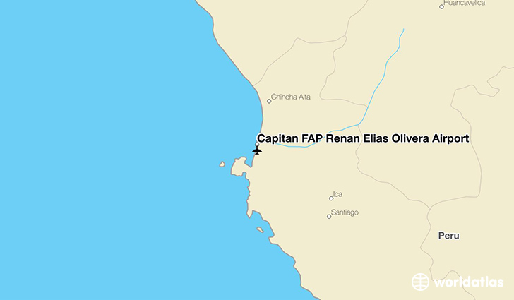 Capitán FAP Renán Elías Olivera Airport location on a map