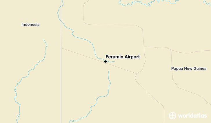 Feramin Airport location on a map