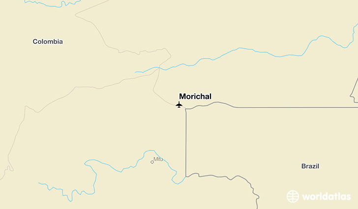 Morichal location on a map