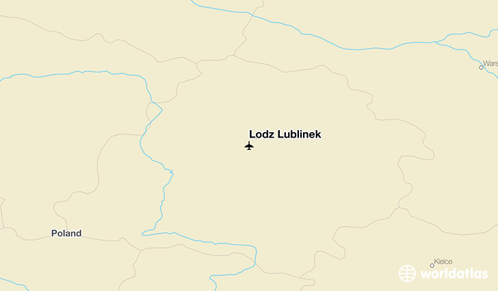 Lodz Lublinek location on a map
