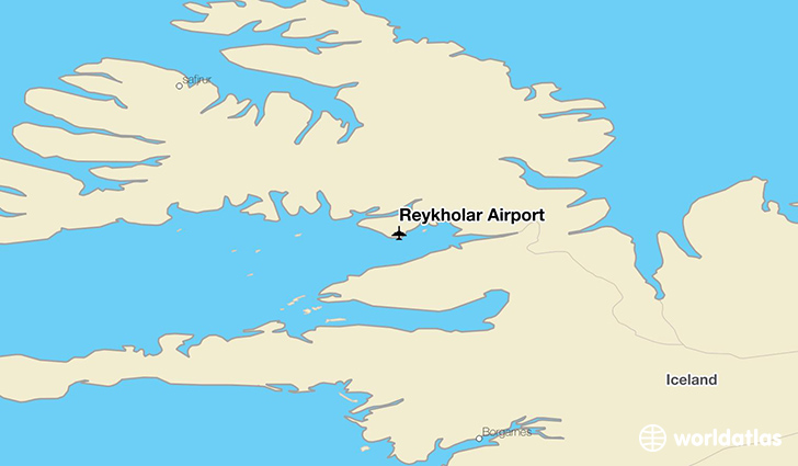 Reykhólar Airport location on a map