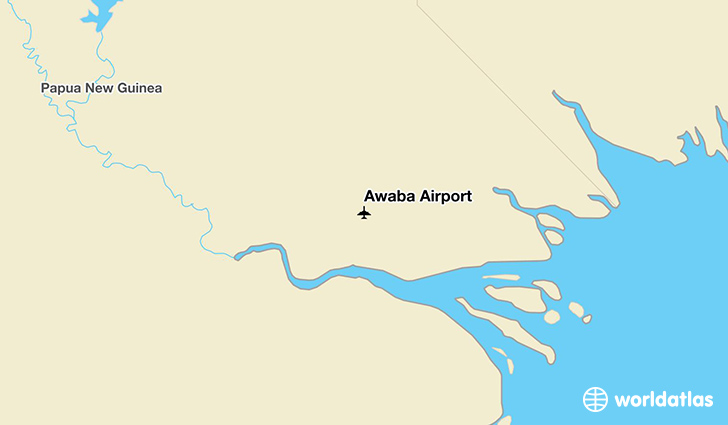 Awaba Airport location on a map