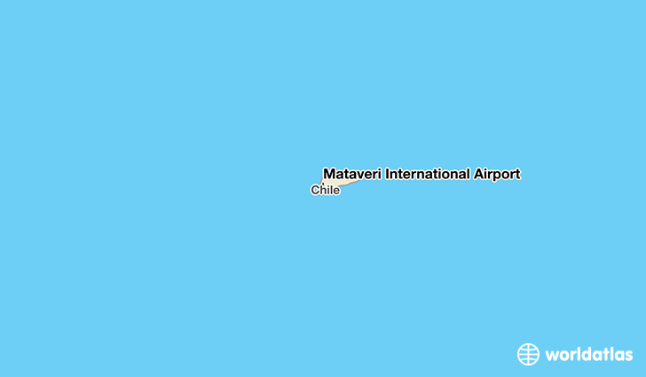 Mataveri International Airport location on a map