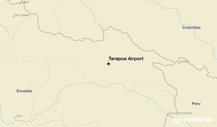 Tarapoa Airport location on a map
