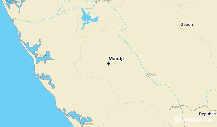 Mandji location on a map