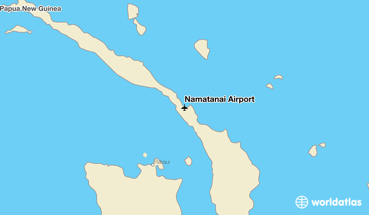 Namatanai Airport location on a map