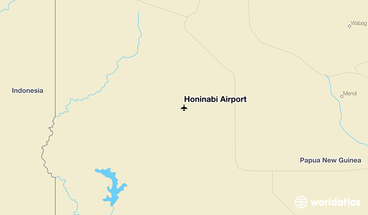 Honinabi Airport location on a map