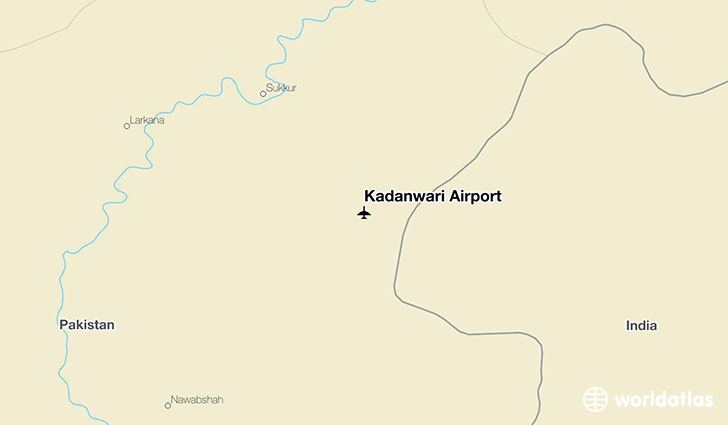 Kadanwari Airport location on a map