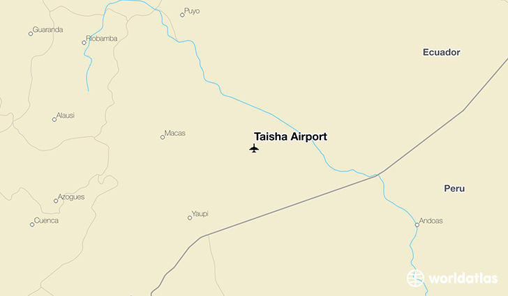 Taisha Airport location on a map