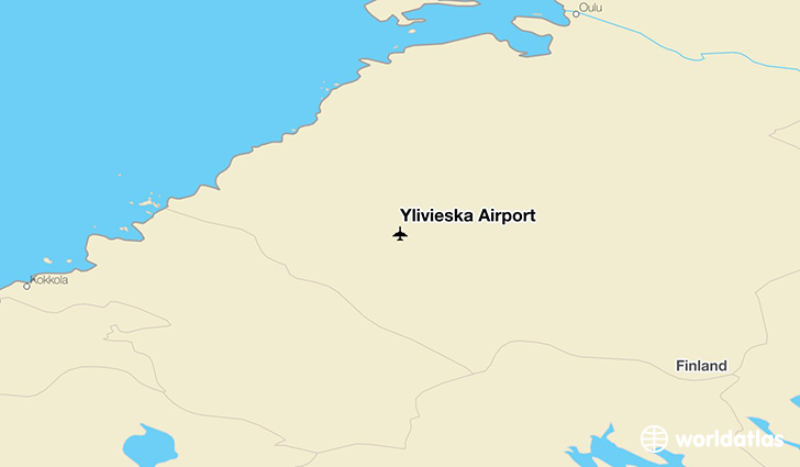 Ylivieska Airport location on a map