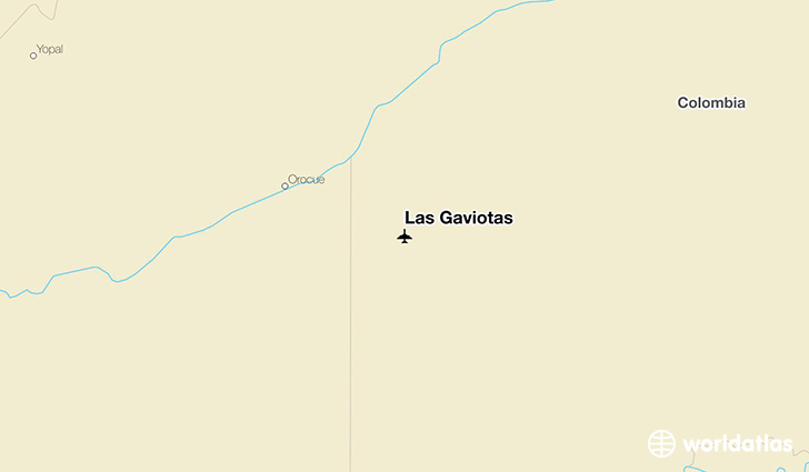 Las Gaviotas location on a map
