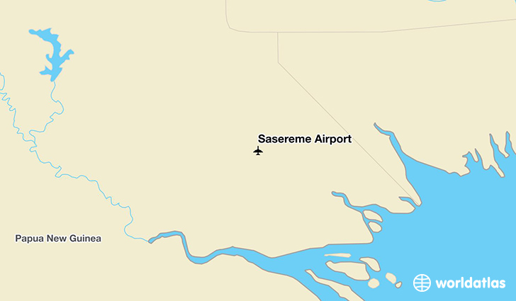 Sasereme Airport location on a map