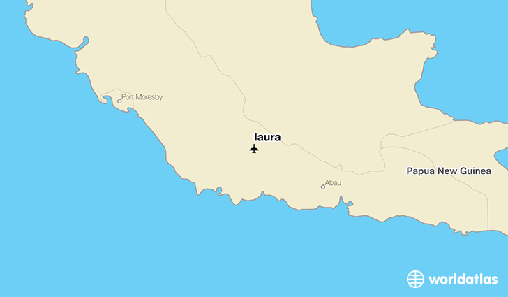 Iaura location on a map