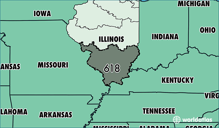 Where Is Area Code 618 / Map Of Area Code 618 / Belleville, IL Area Code