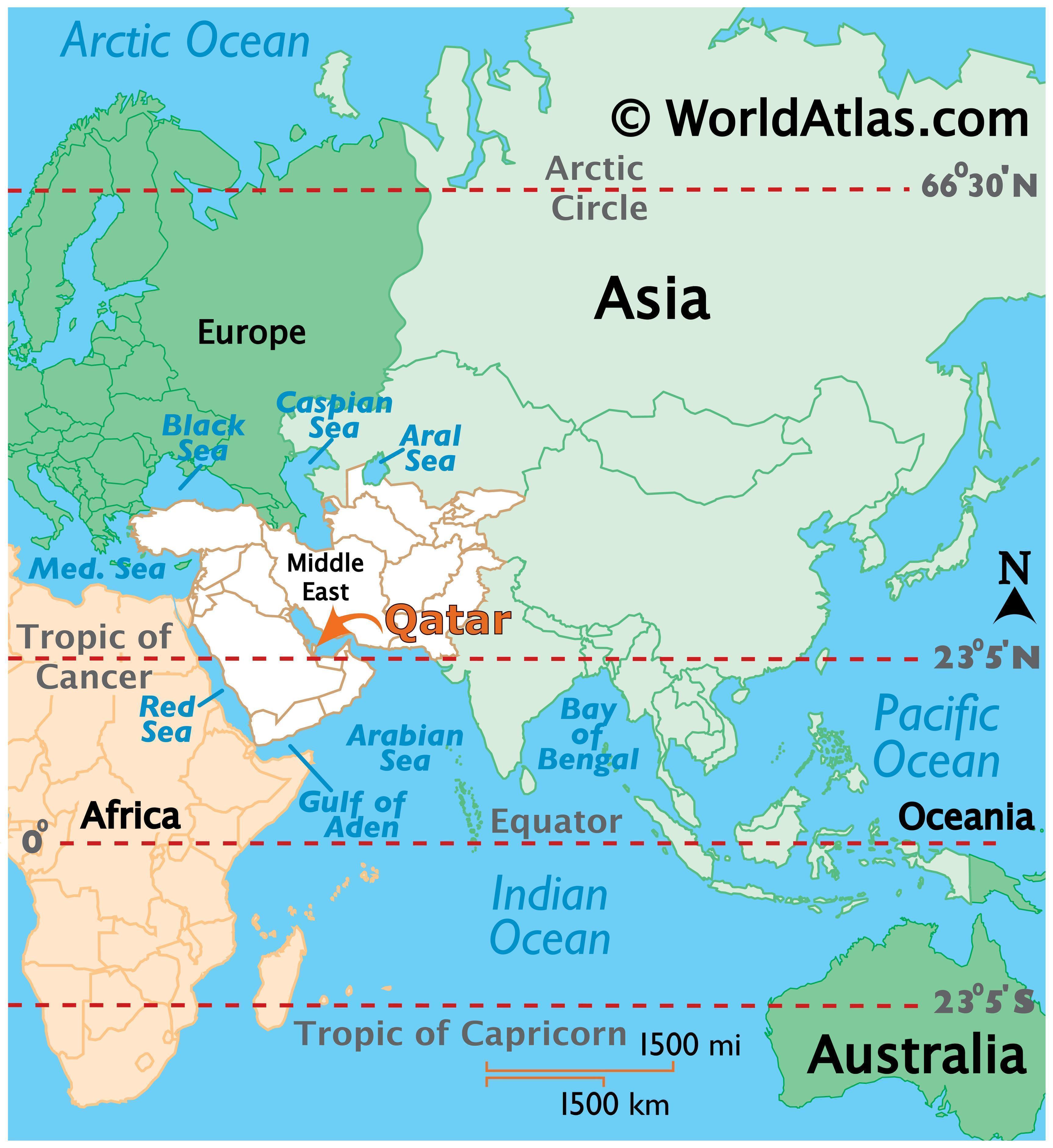 Resultado de imagen de n qatar mapa