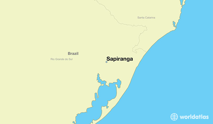 map showing the location of Sapiranga