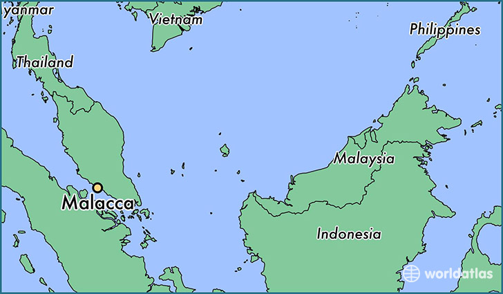 Malacca World Map Brunnoes