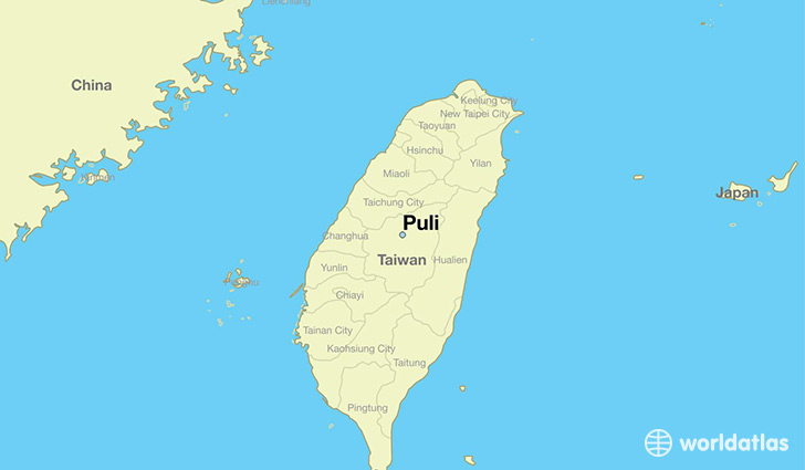 map showing the location of Puli