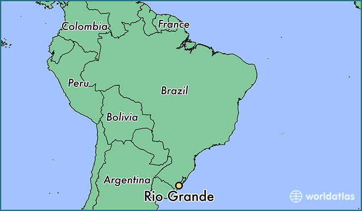 map showing the location of Rio Grande