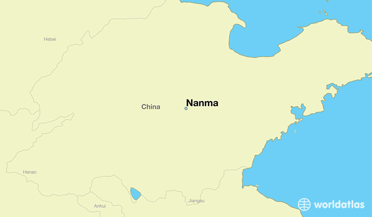 map showing the location of Nanma