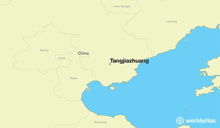 map showing the location of Tangjiazhuang