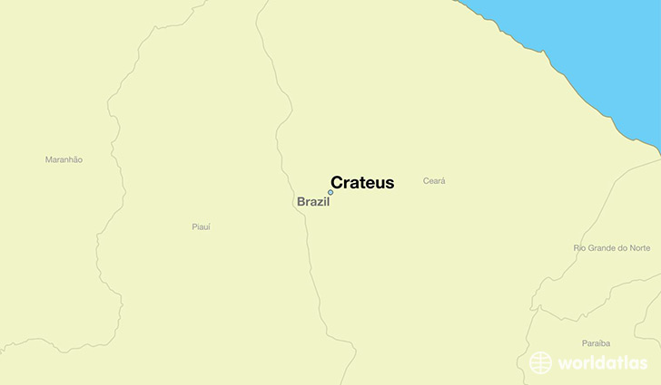 map showing the location of Crateus