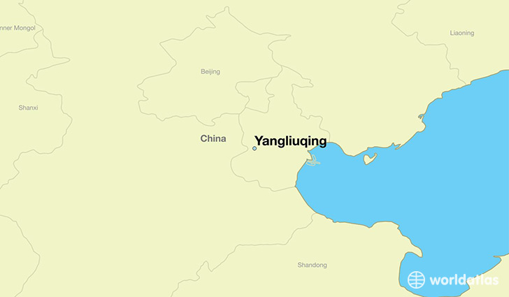map showing the location of Yangliuqing