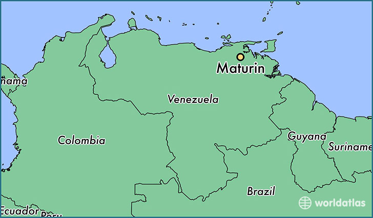 map showing the location of Maturin