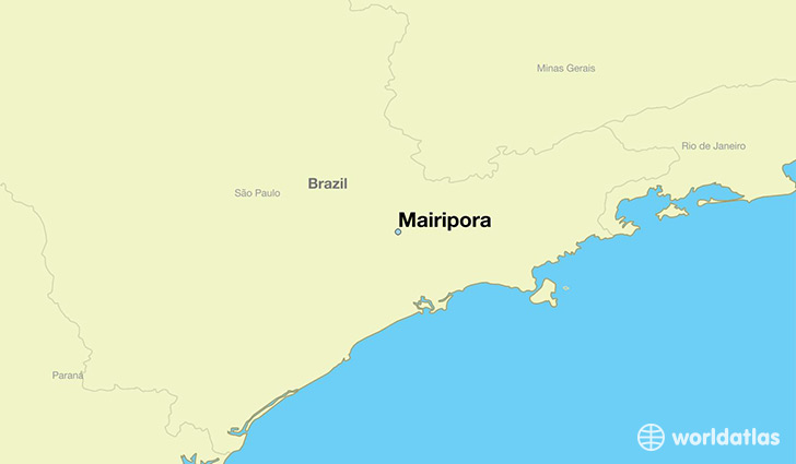 map showing the location of Mairipora