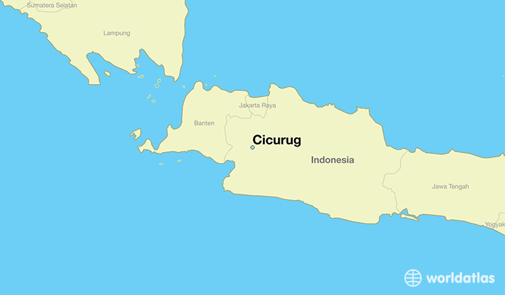 map showing the location of Cicurug