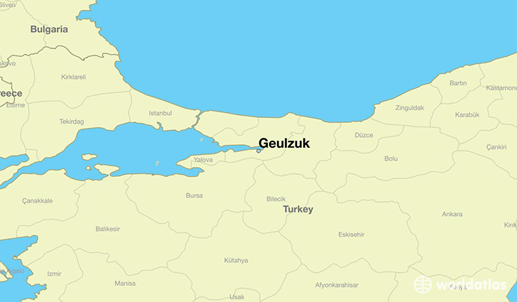 map showing the location of Geulzuk