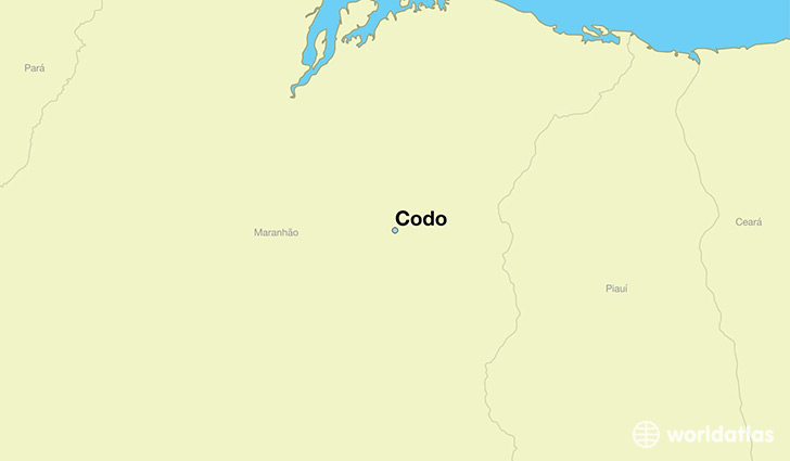 map showing the location of Codo