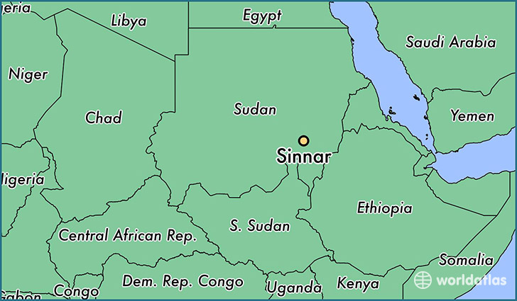 map showing the location of Sinnar