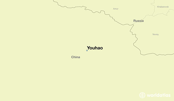 map showing the location of Youhao