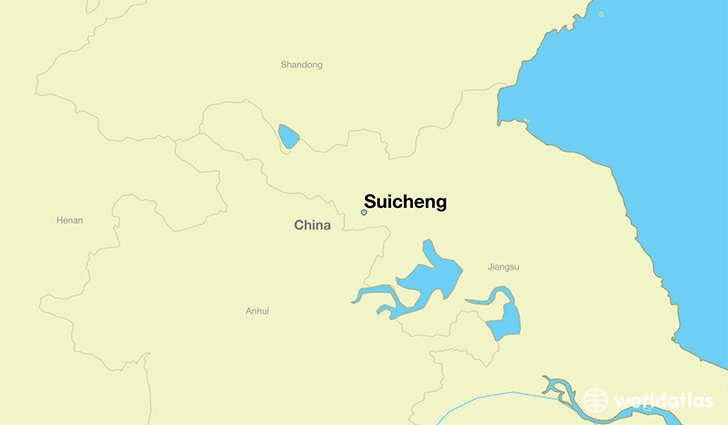 map showing the location of Suicheng