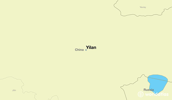 map showing the location of Yilan