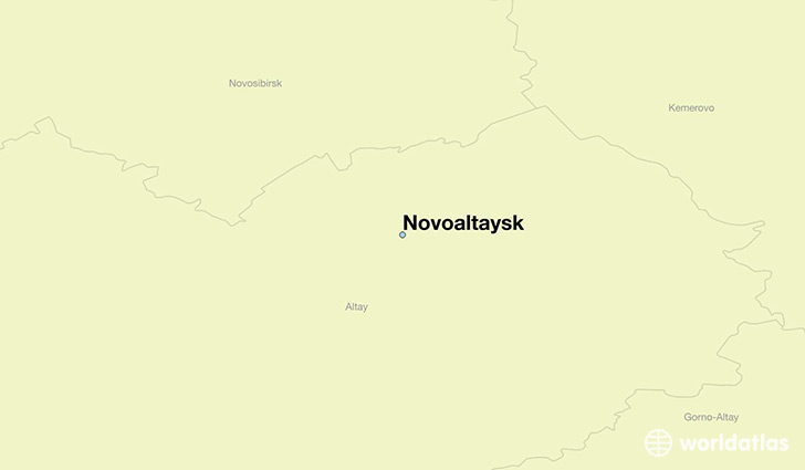 map showing the location of Novoaltaysk